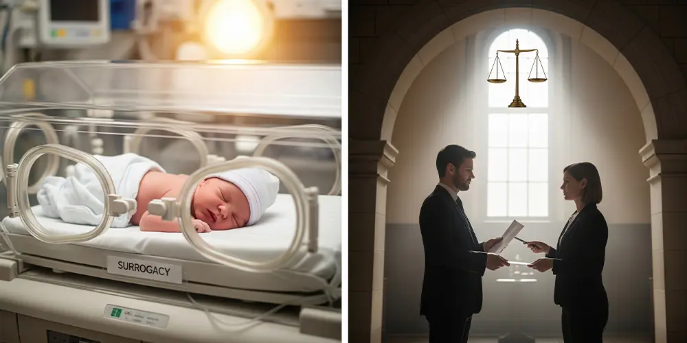 גירושין ופונדקאות: המסלול המשפטי כשבני הזוג נפרדים לאחר לידת ילד באמצעות פונדקאית